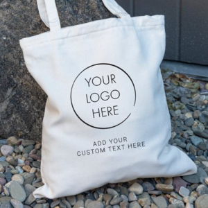 Basic Logo Custom Bag, Business or Shop Tote Bag